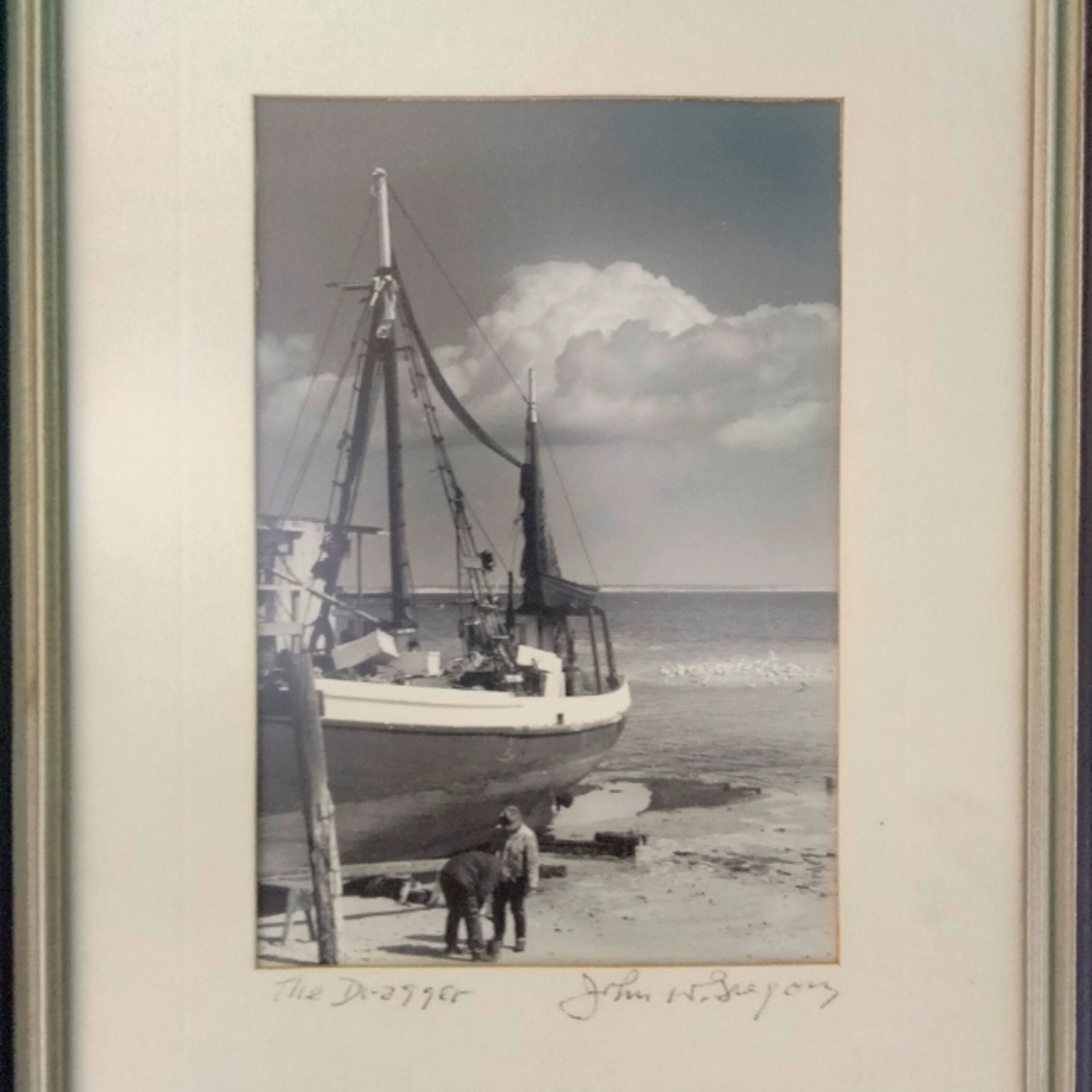 John W Gregory framed vintage artwork Rare